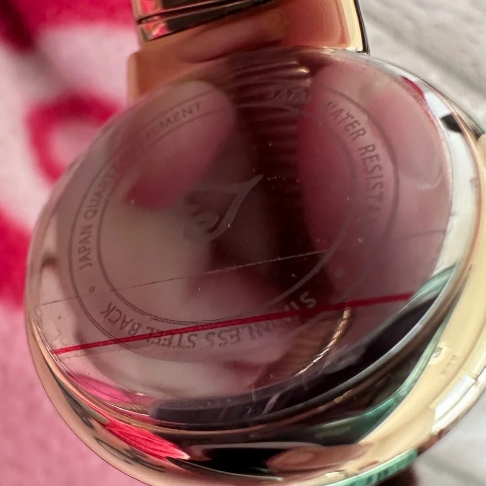 Malachite gold tone coil watch by Colleen Lopez - Picture 6 of 8